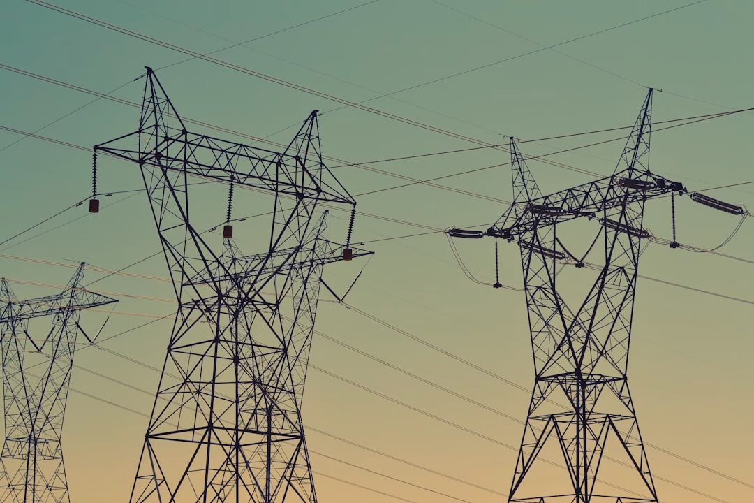 businesses data infrastructure ever — electrical grid infrastructure with transformers and power lines