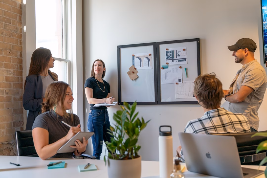 future talent acquisition — hiring team reviewing skills assessment results on a collaborative dashboard