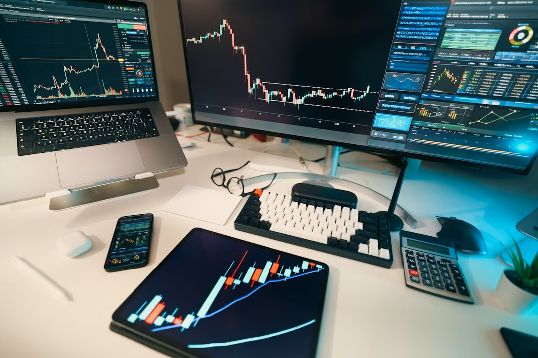economic forecasting helps companies — analytics dashboard showing economic indicators on a desktop computer
