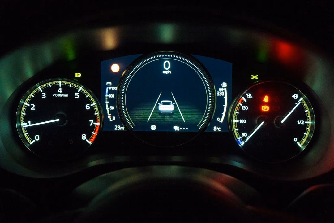 vehicle safety ratings influence — dashboard display showing crash test ratings comparison on dealership tablet